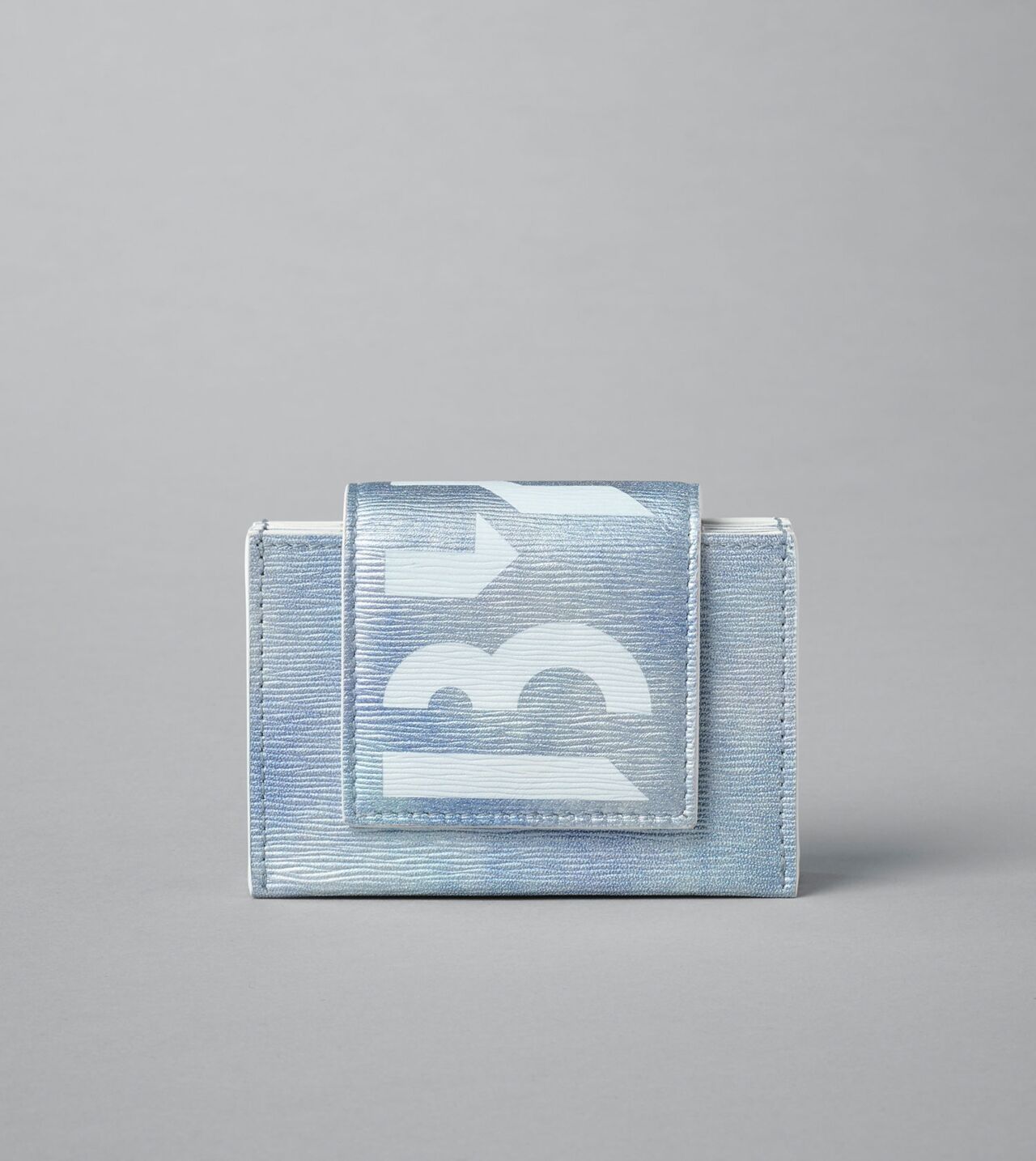 Umbrella wallet in Sky Blue White