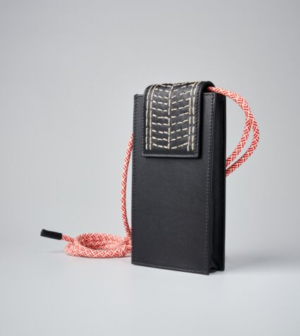 Kantha Phone Holder with Straps