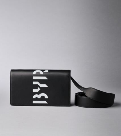 Picture of Byredo Wallet clutch in Black printed leather
