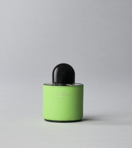 Perfume holder 50ml in Green leather